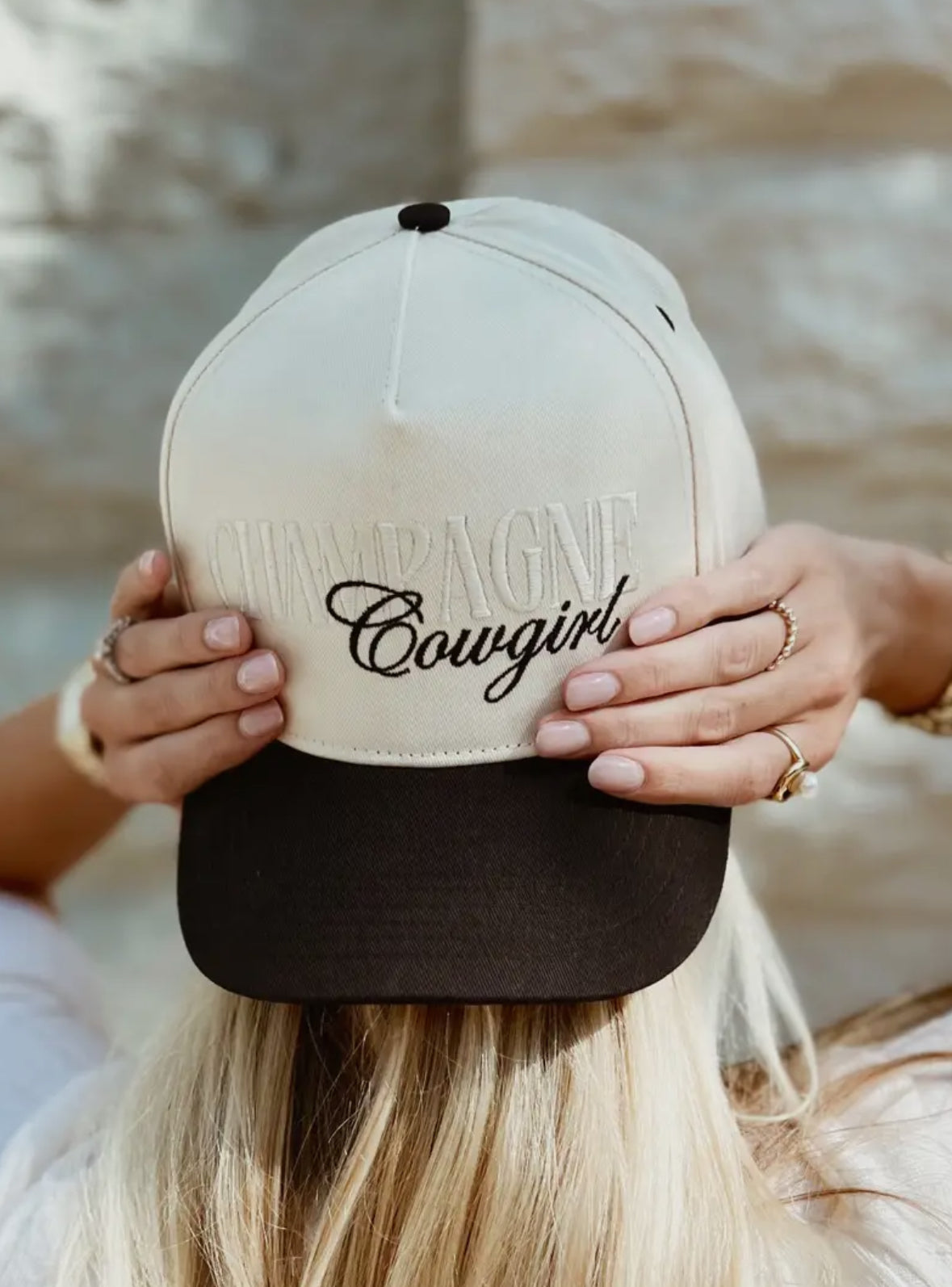 Champagne Cowgirl hat