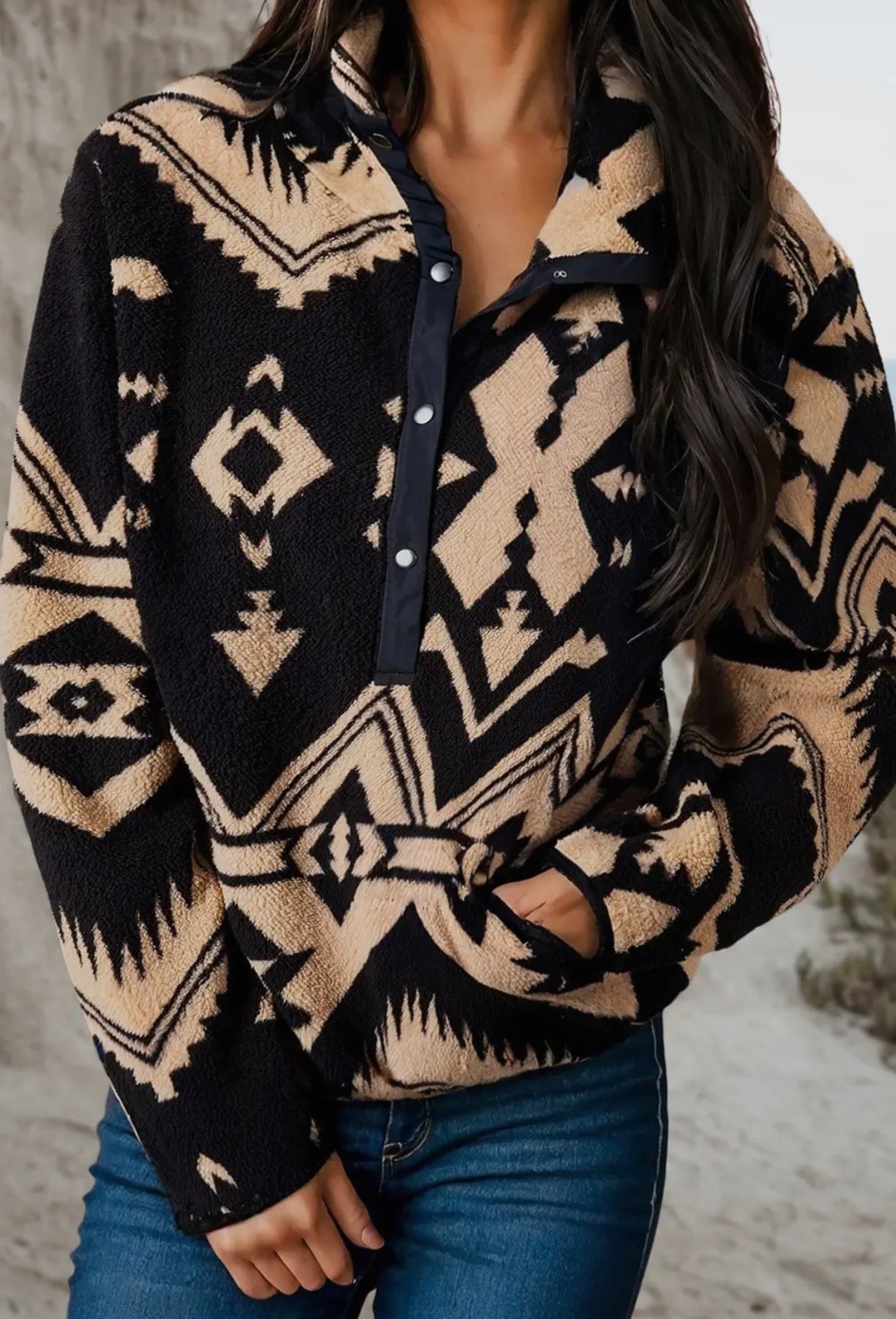 Western fleece pullovers