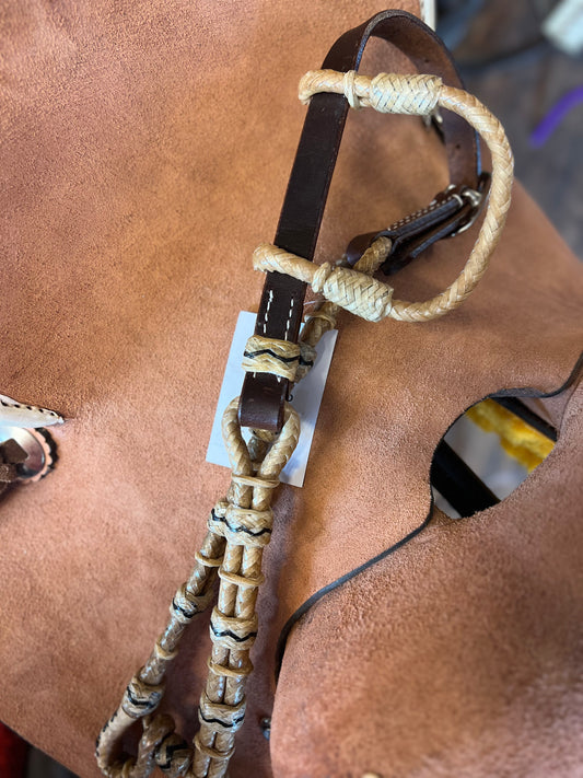 Rawhide Slip Ear Headstall