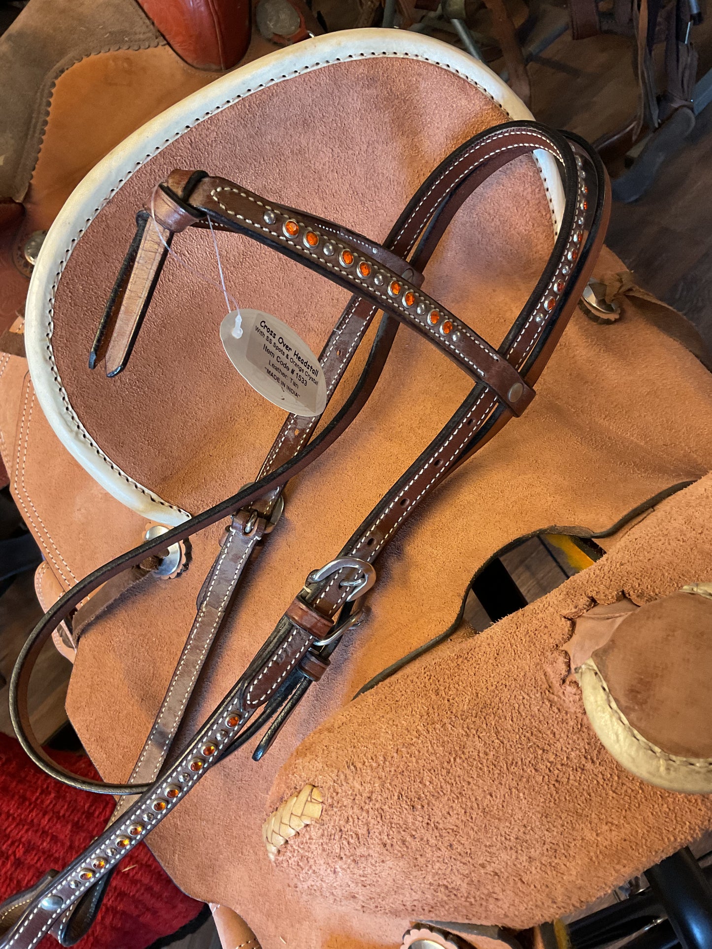 Noseband Headstall orange