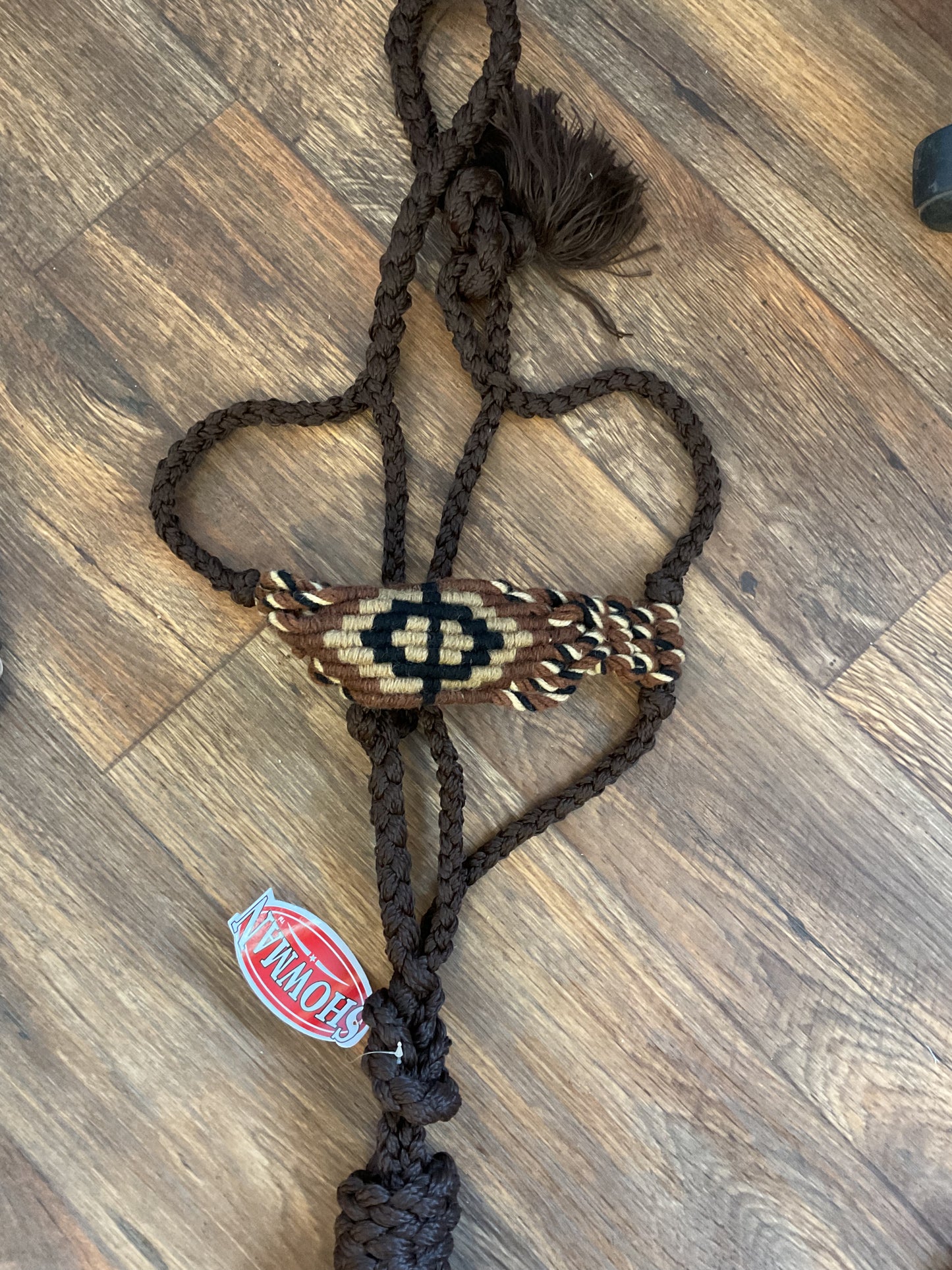 Mohair noseband halter