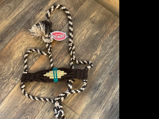 Mohair noseband halter