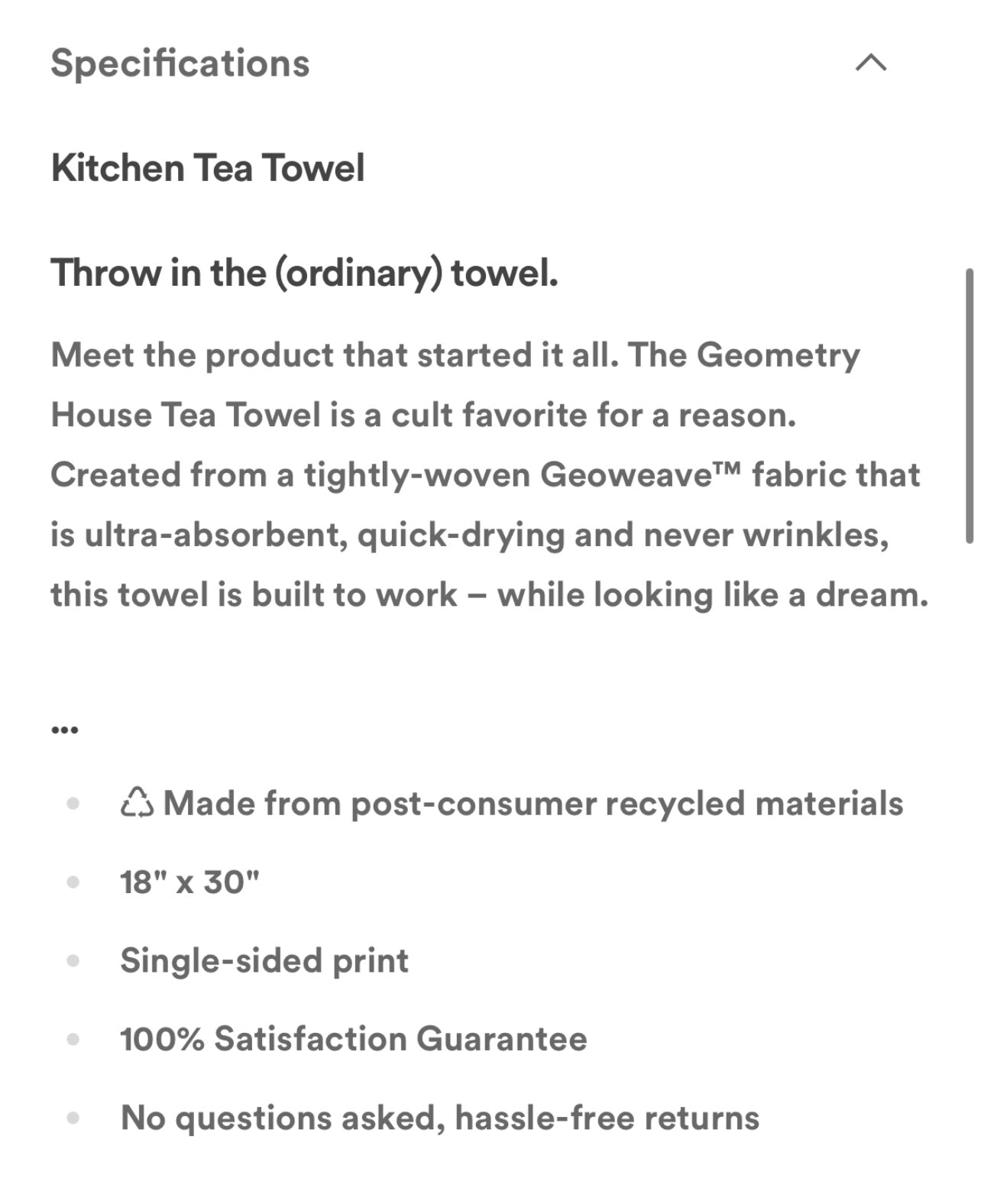 Geometry Cocktail Hour Tea Towel