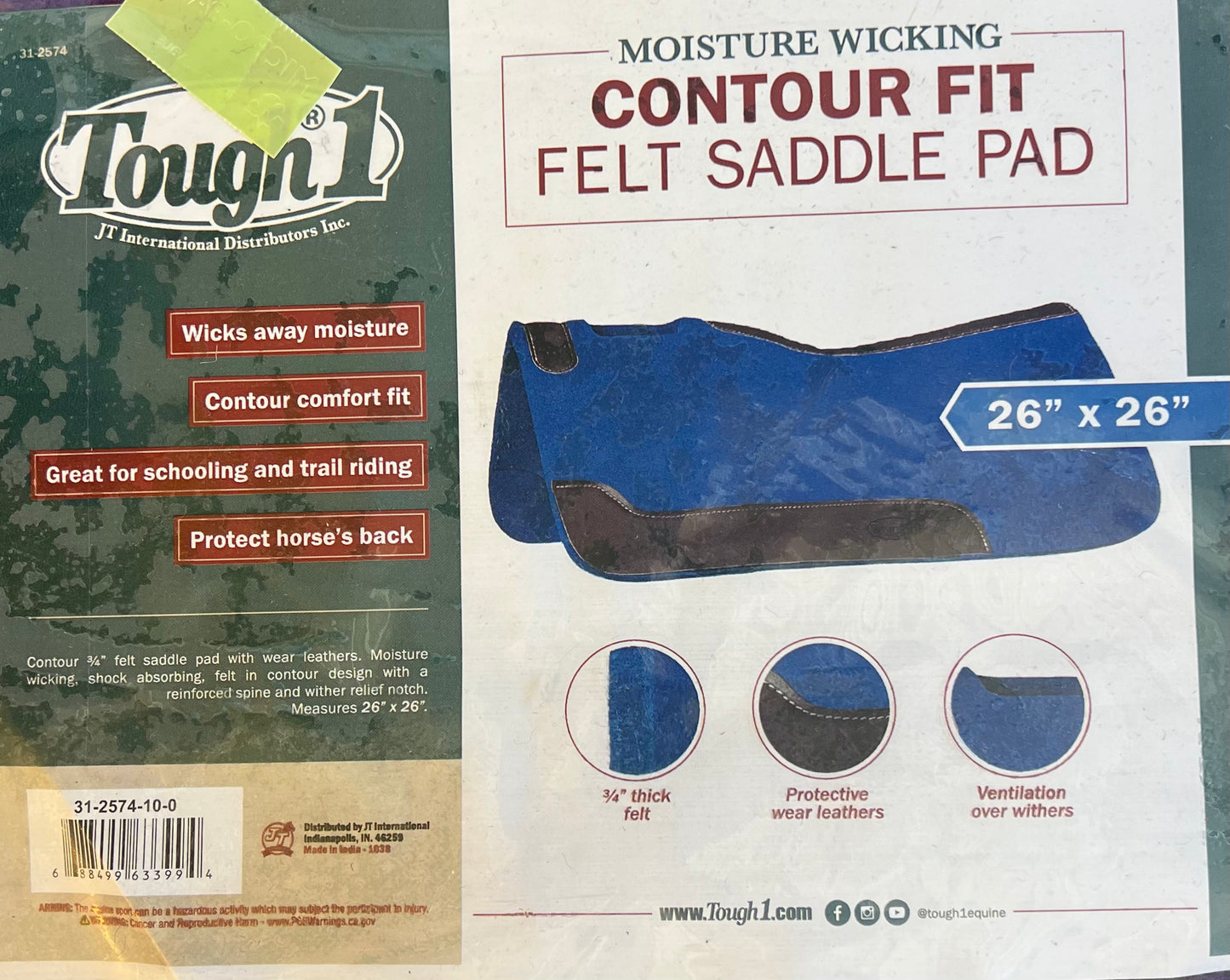Purple Saddle Pad