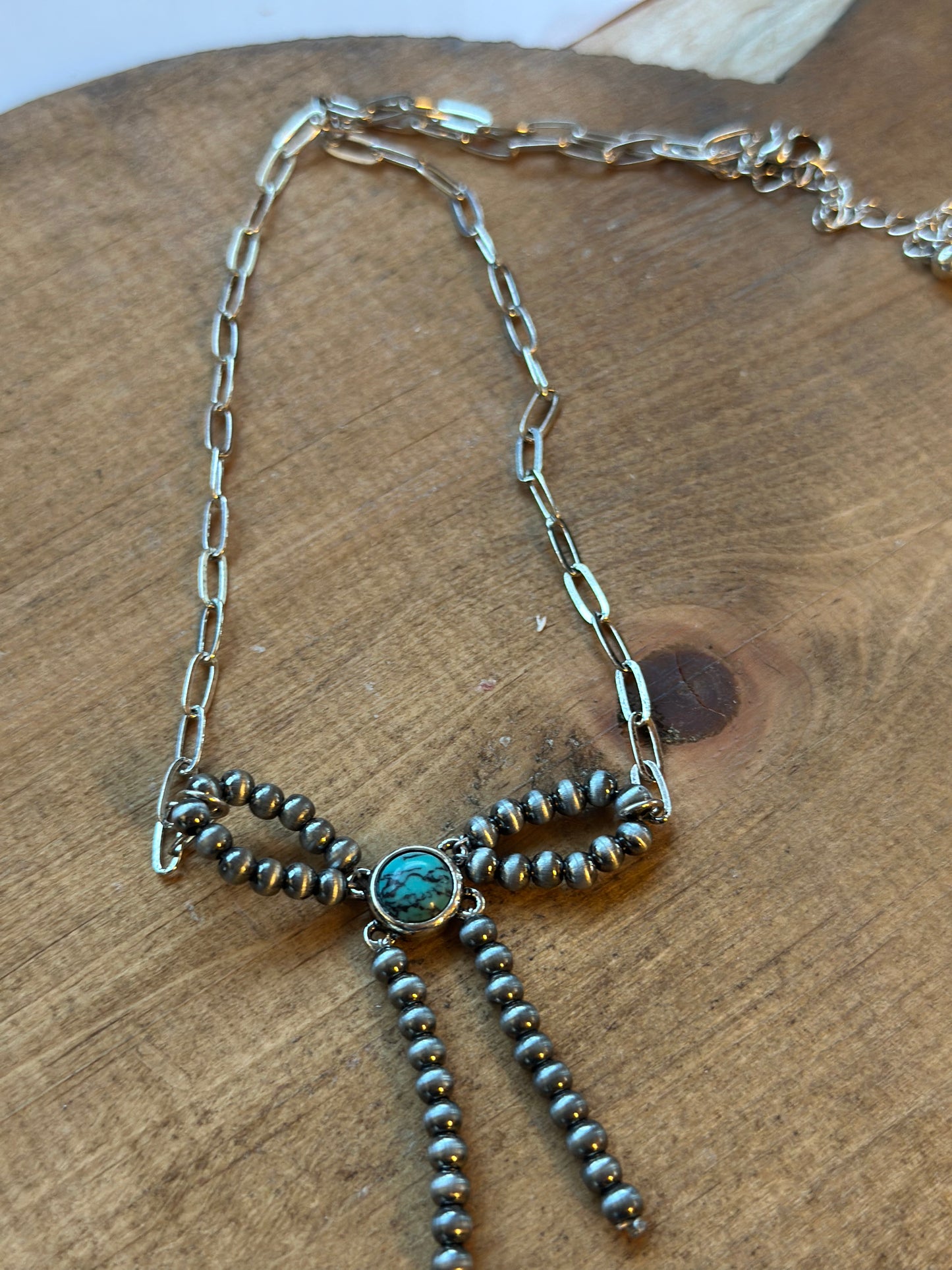 Navajo bow necklace
