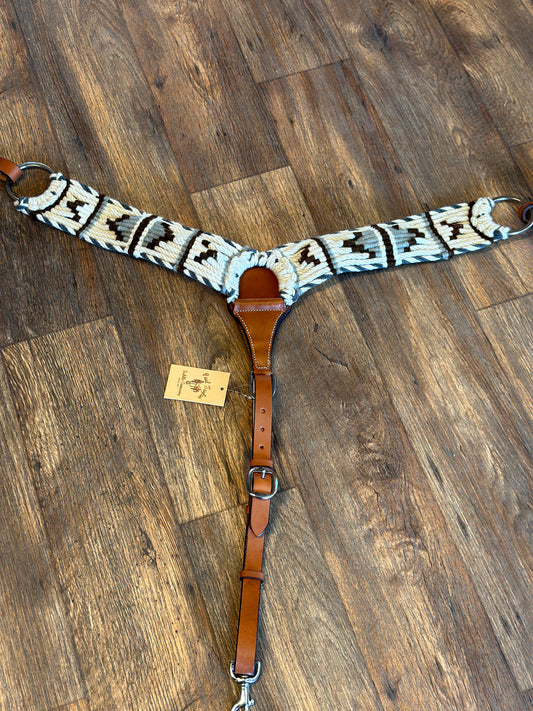 White Mohair Breast Collar