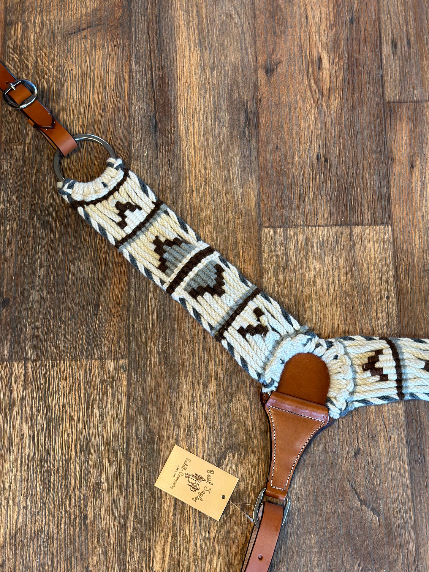 White Mohair Breast Collar