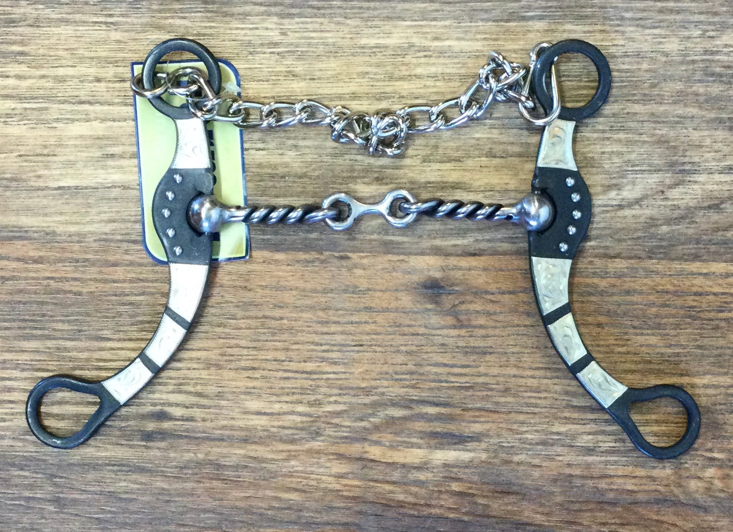Twisted Wire Snaffle Dogbone Bit