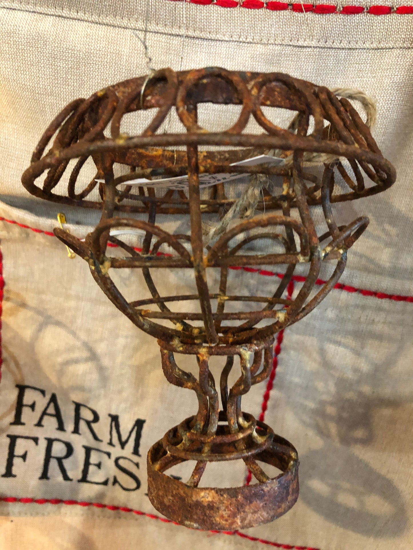 Wire Hanging Planter