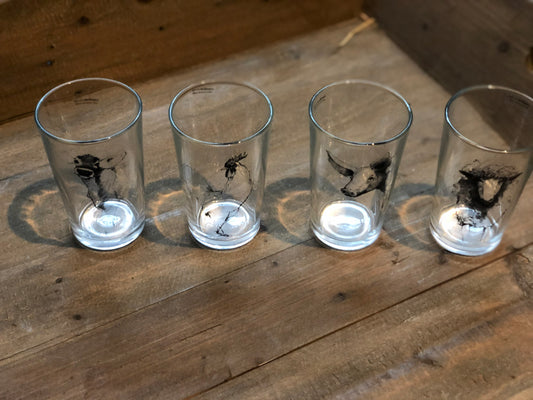 Farm Votive Drinking Glass