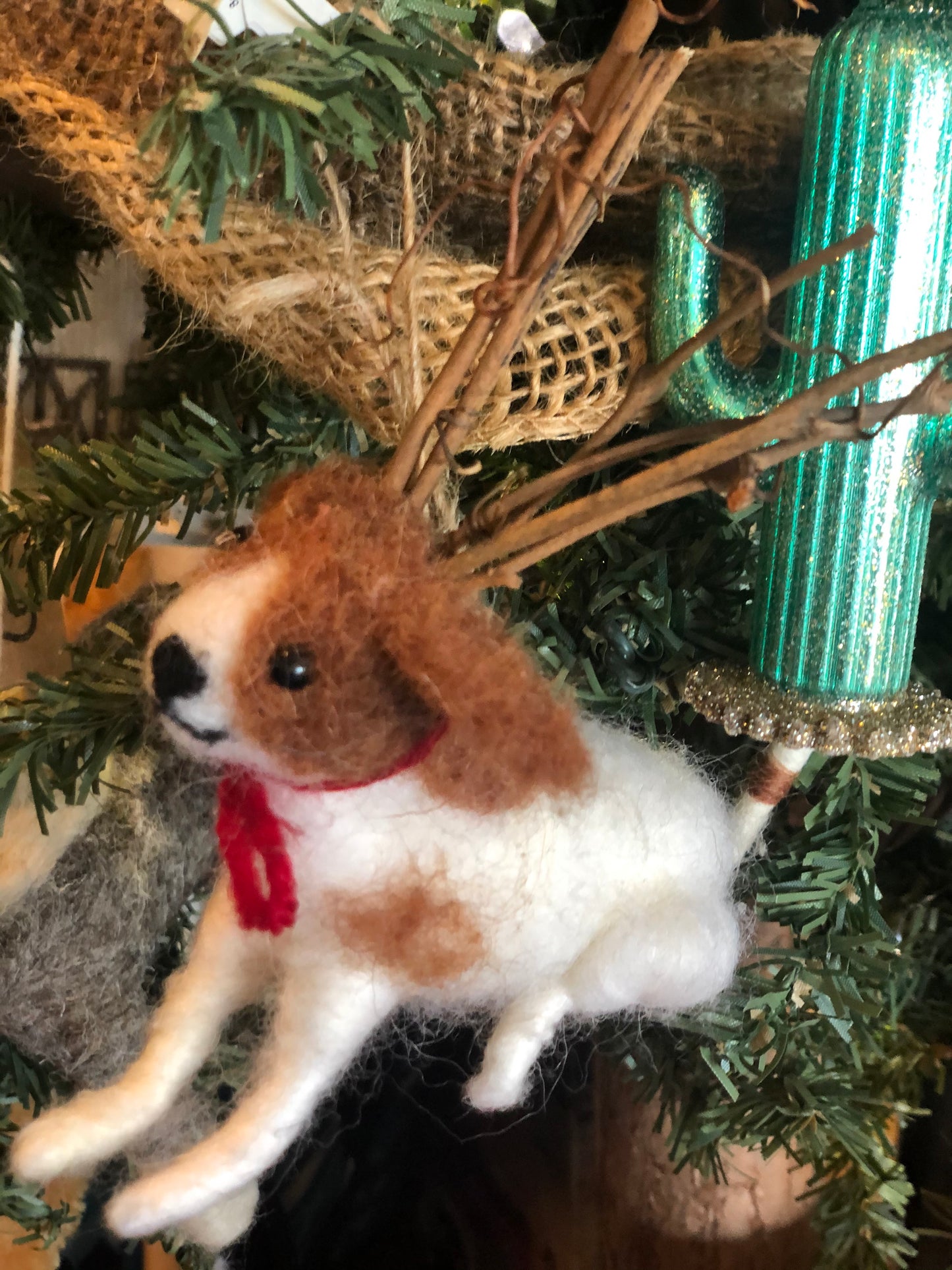 Wool/Felt Dog Ornament