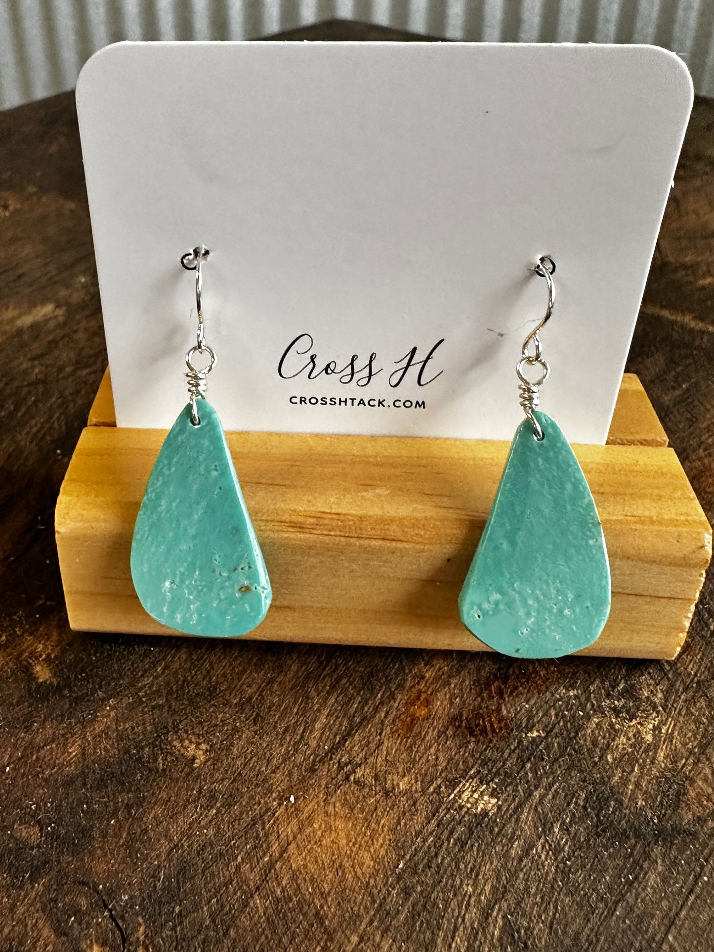 Turquoise Slab earrings