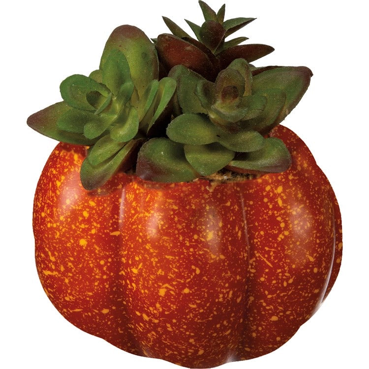 Small pumpkin planter