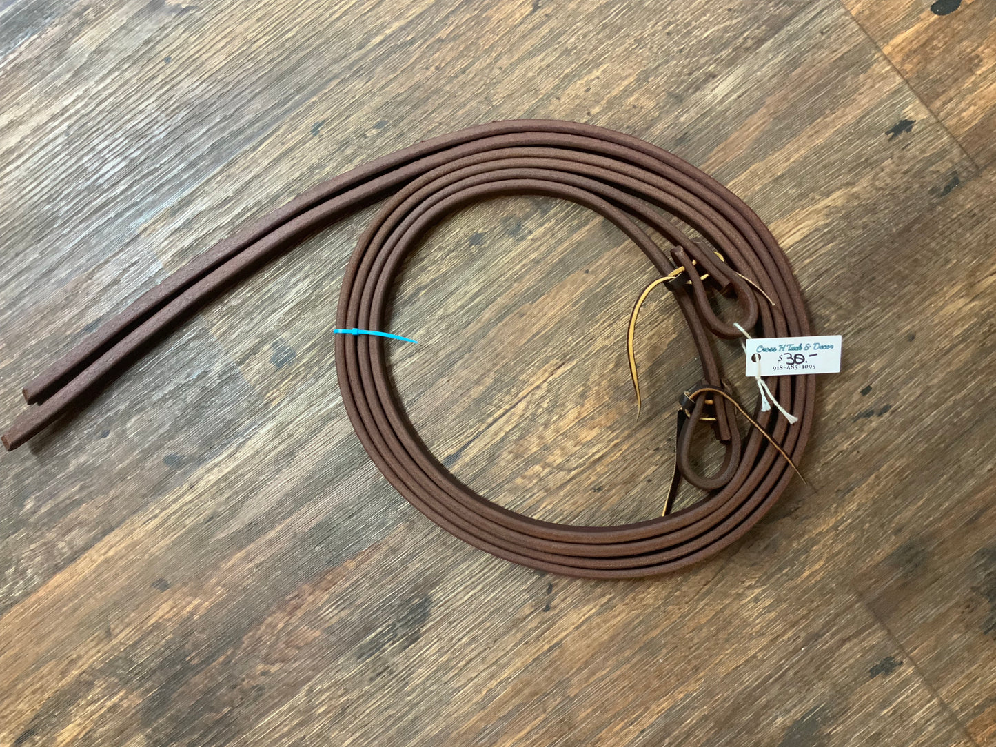 1/2" Oiled Split Reins 6