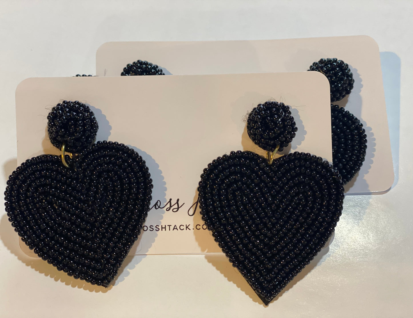 Black Heart Earring
