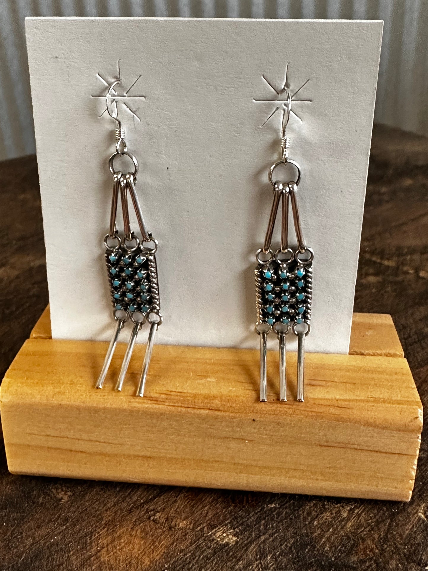 Dangle, spider, turquoise, earrings