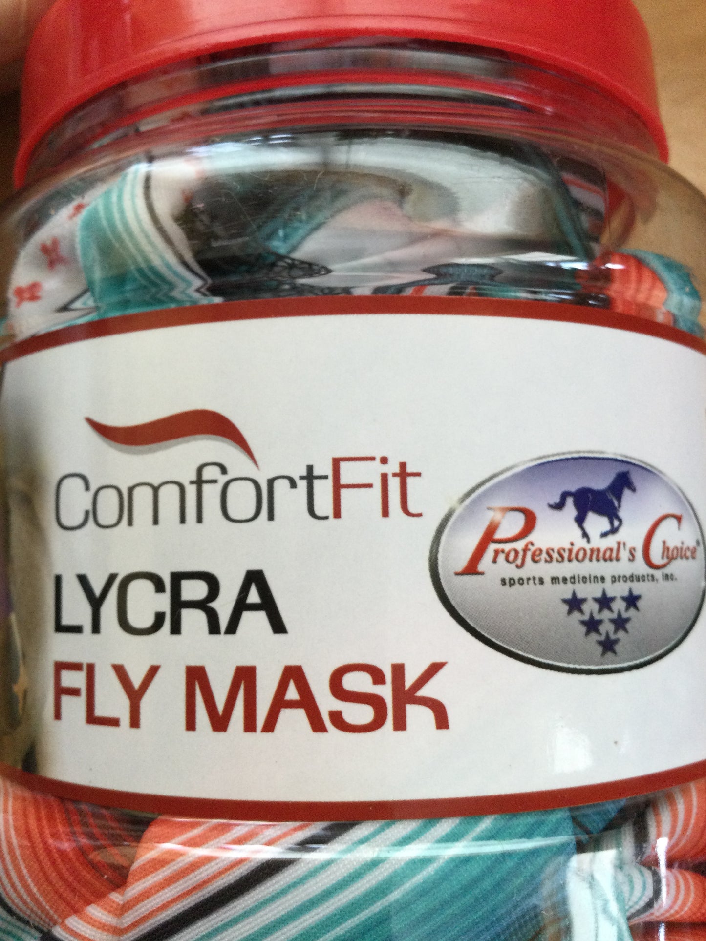 Lycra ComfortFit Fly Mask - Horse