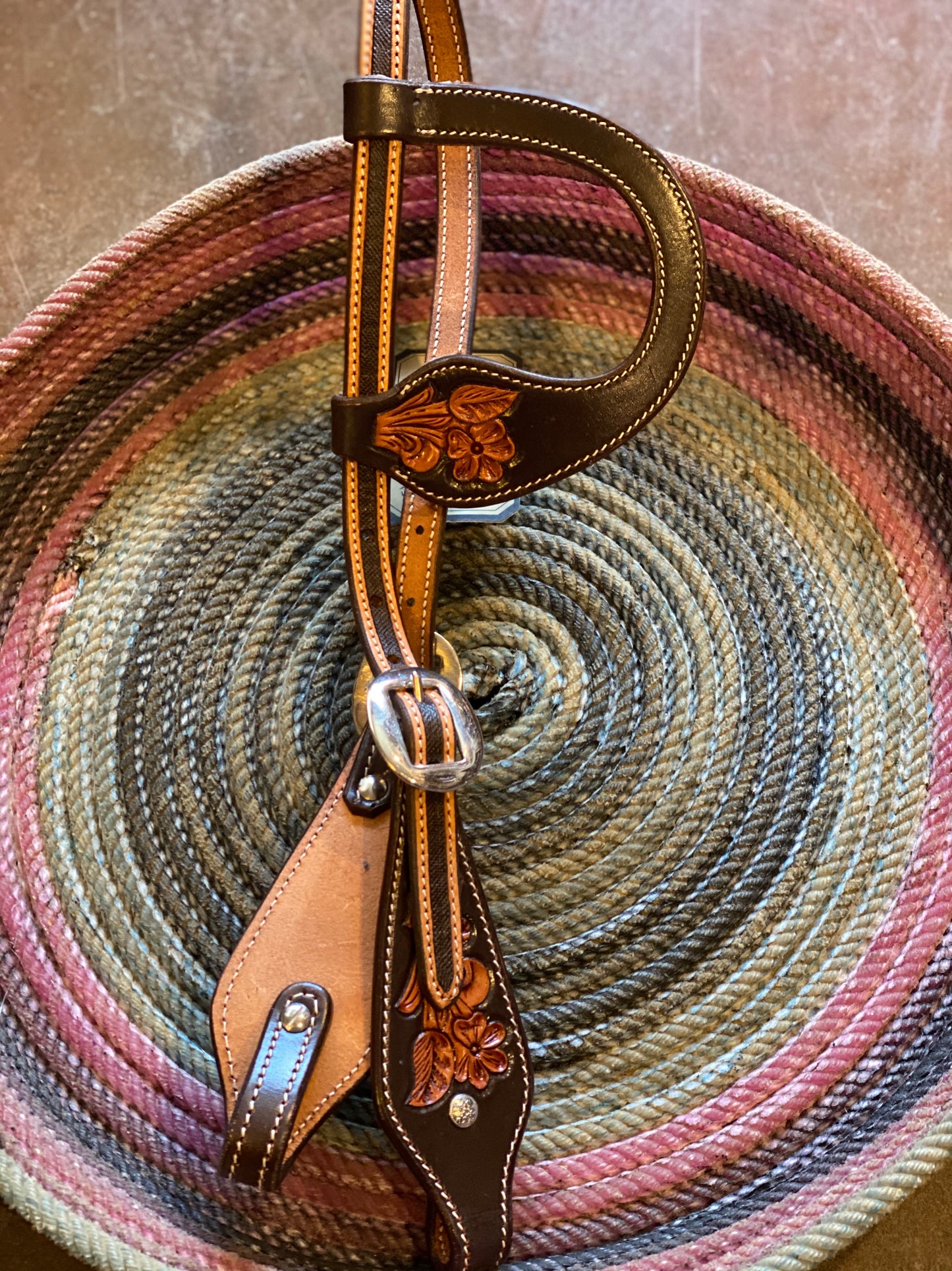 Tooled headstall