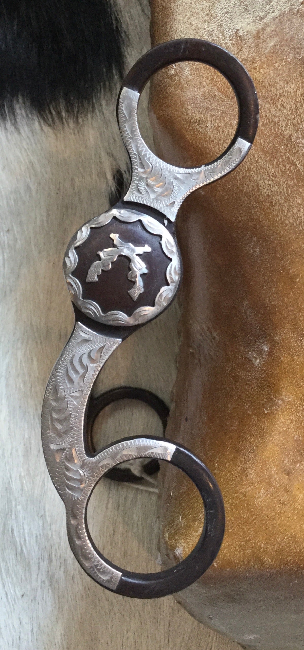 Pony Low Port Bit w/Pistols 170238