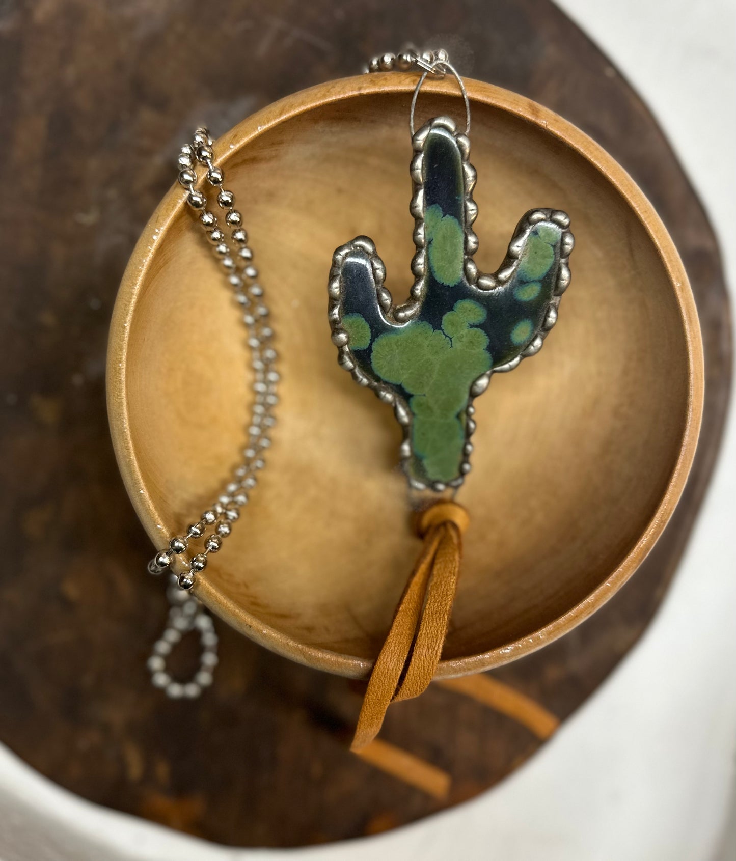 Cactus necklace