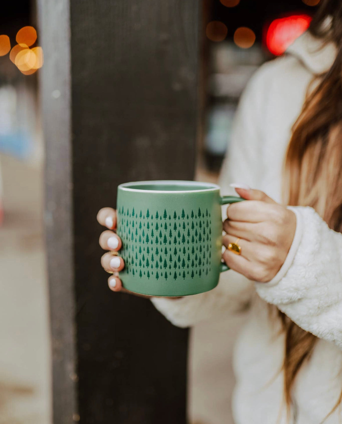 Pine tree, ceramic mug