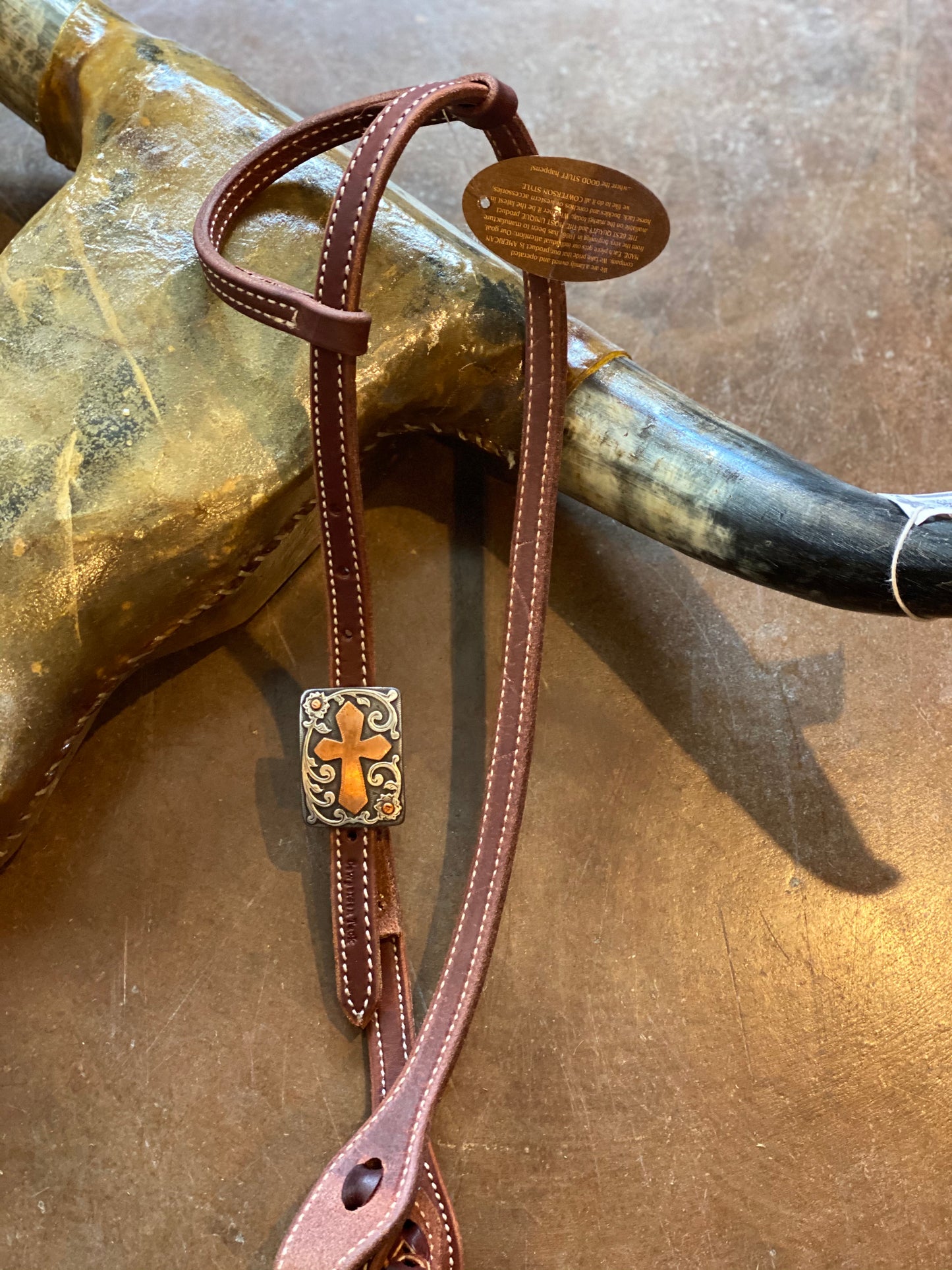 Cowperson cross Headstall