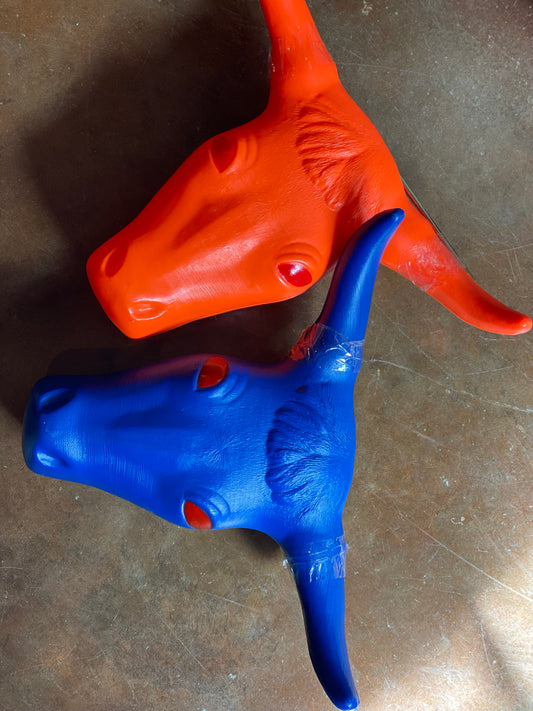 Colored Steer Head