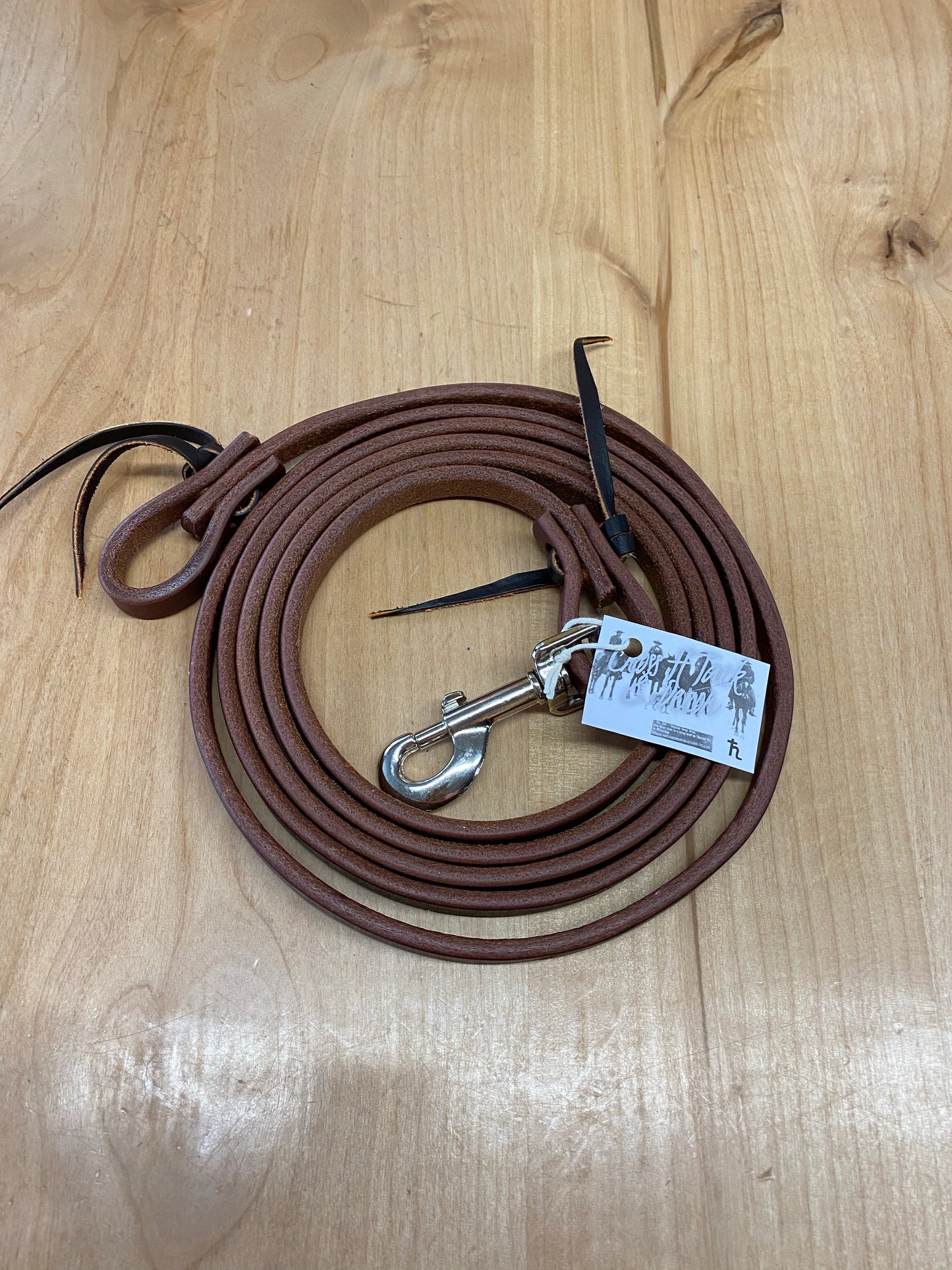 Leather 1/2" Waterloop Reins