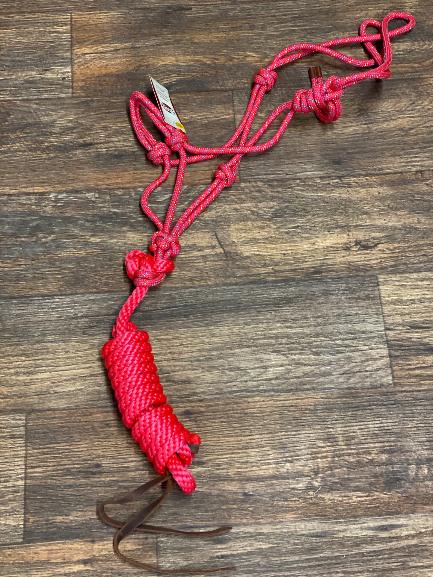 Weaver Rope Halter w/Lead & Popper