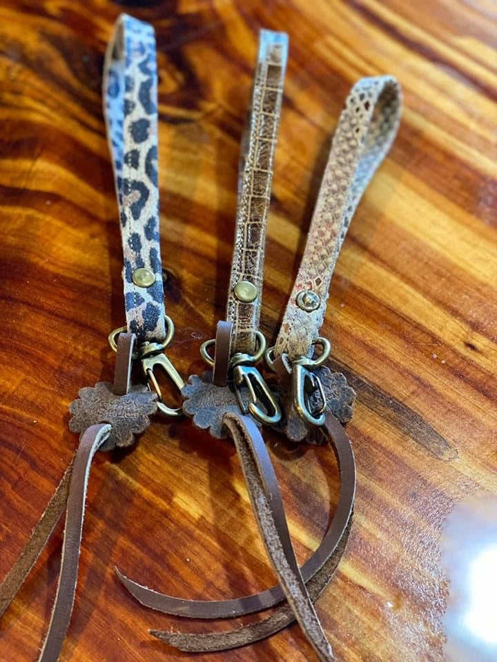 Leather Loop Wristlet