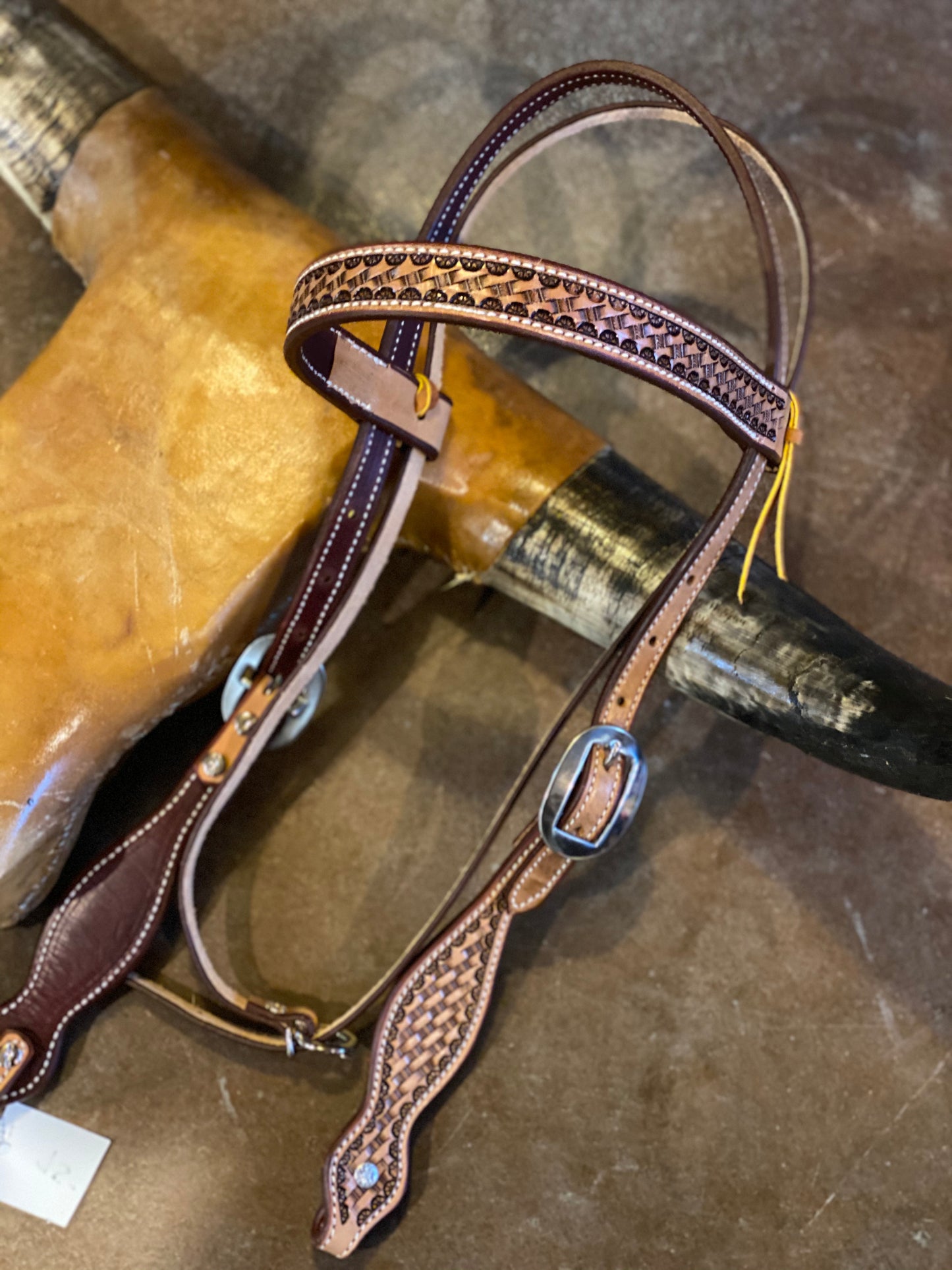 Basket weave headstall