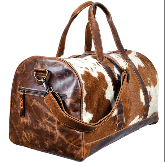 Cowhide tote