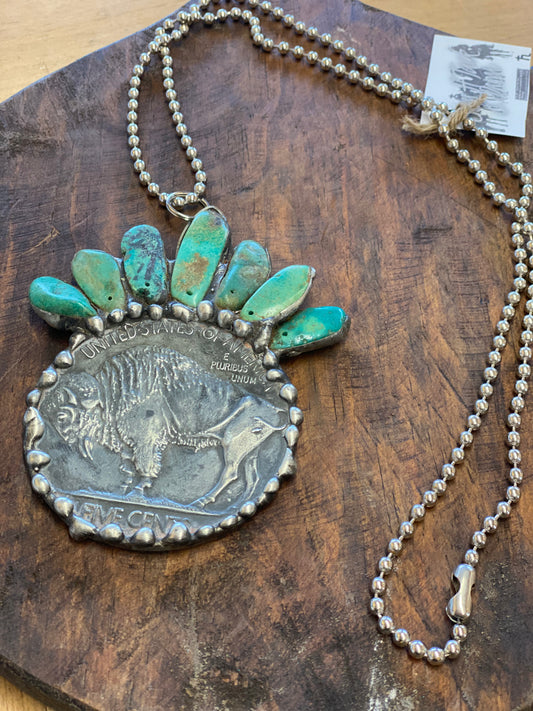 Buffalo Nickel Necklace
