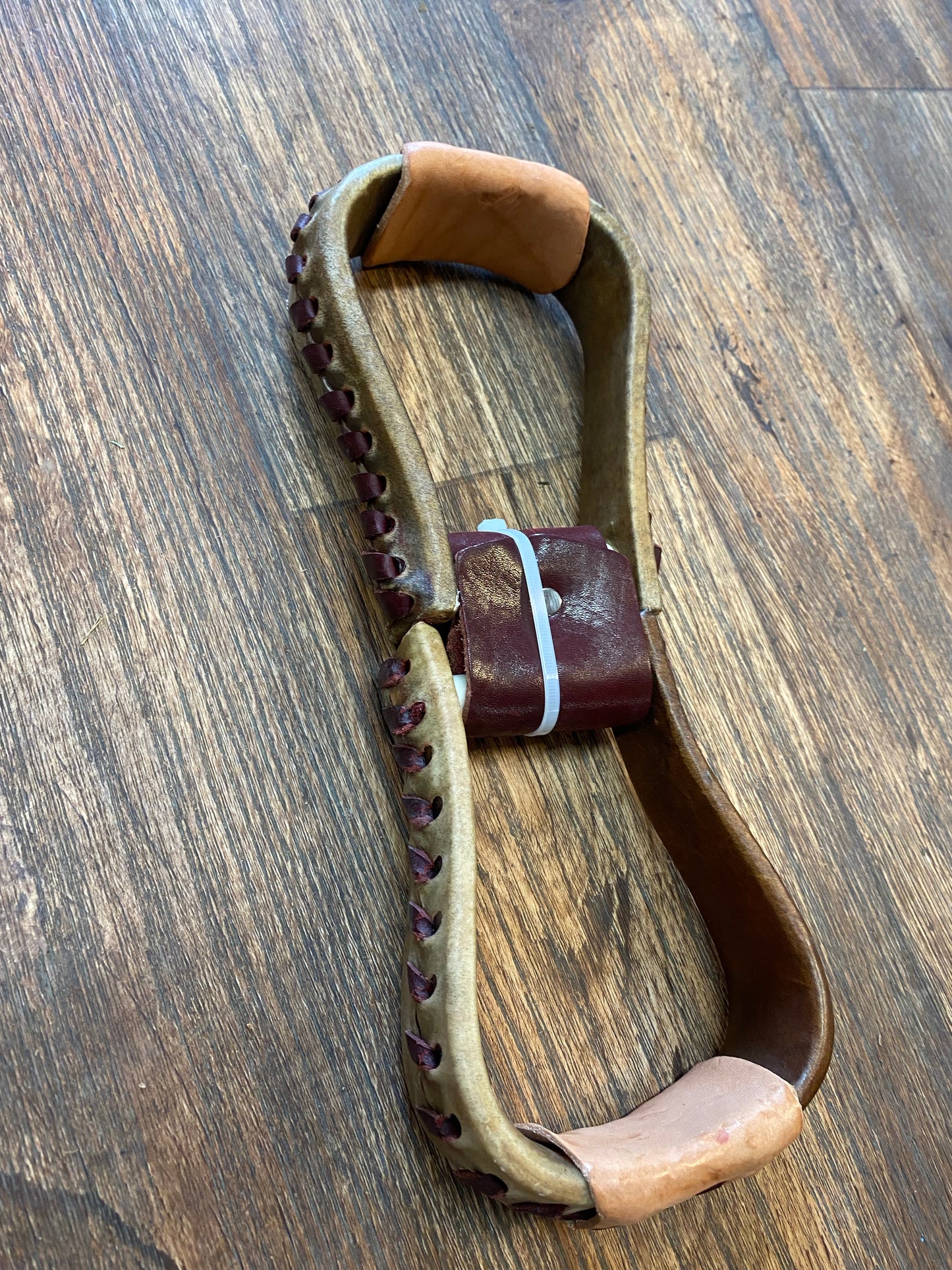 Youth rawhide stirrup