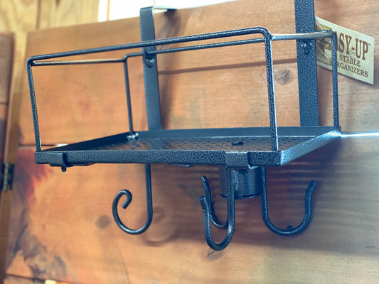 Portable tack cleaning shelf