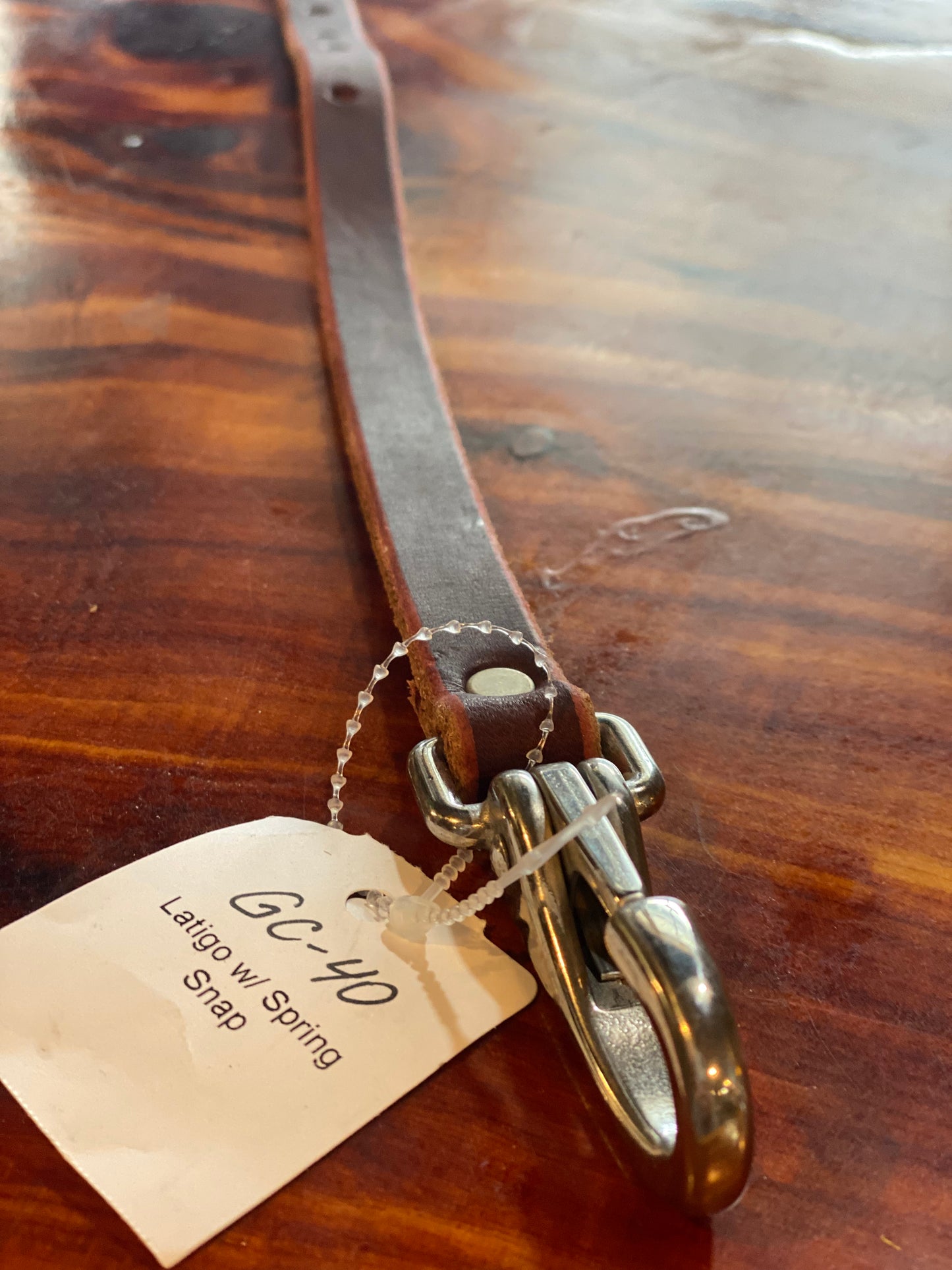 Latigo w/ Spring Snap gc-6n