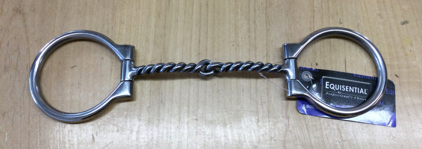 EQ D Ring Twisted Wire Bit