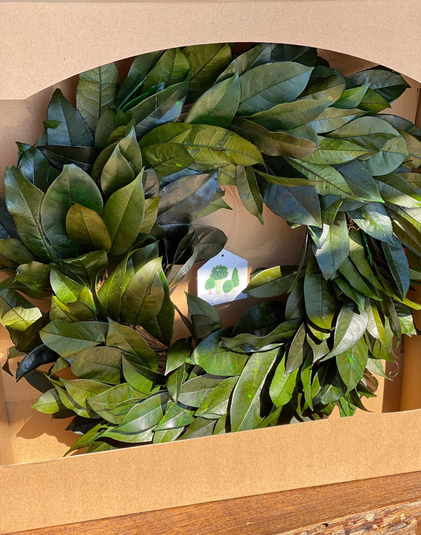 Lemon leaf wreath