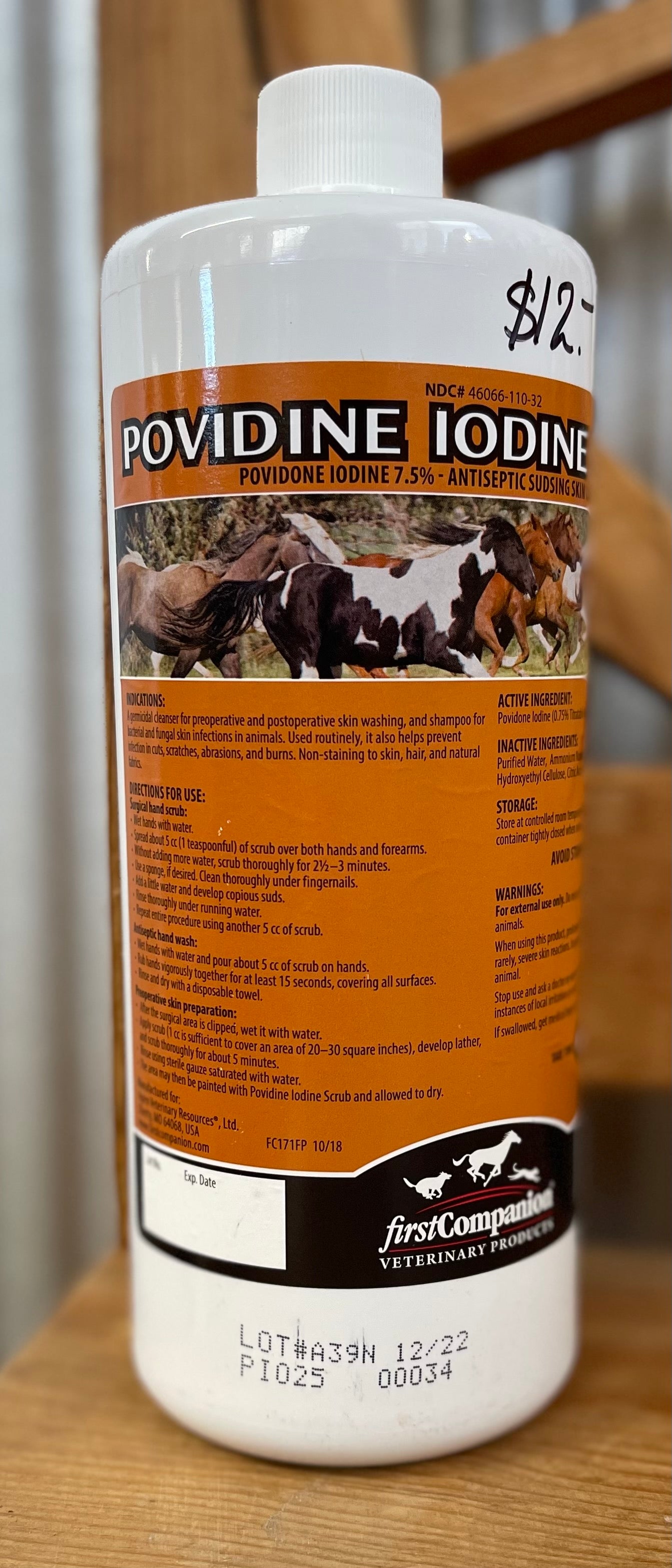 Povidine Iodine Scrub