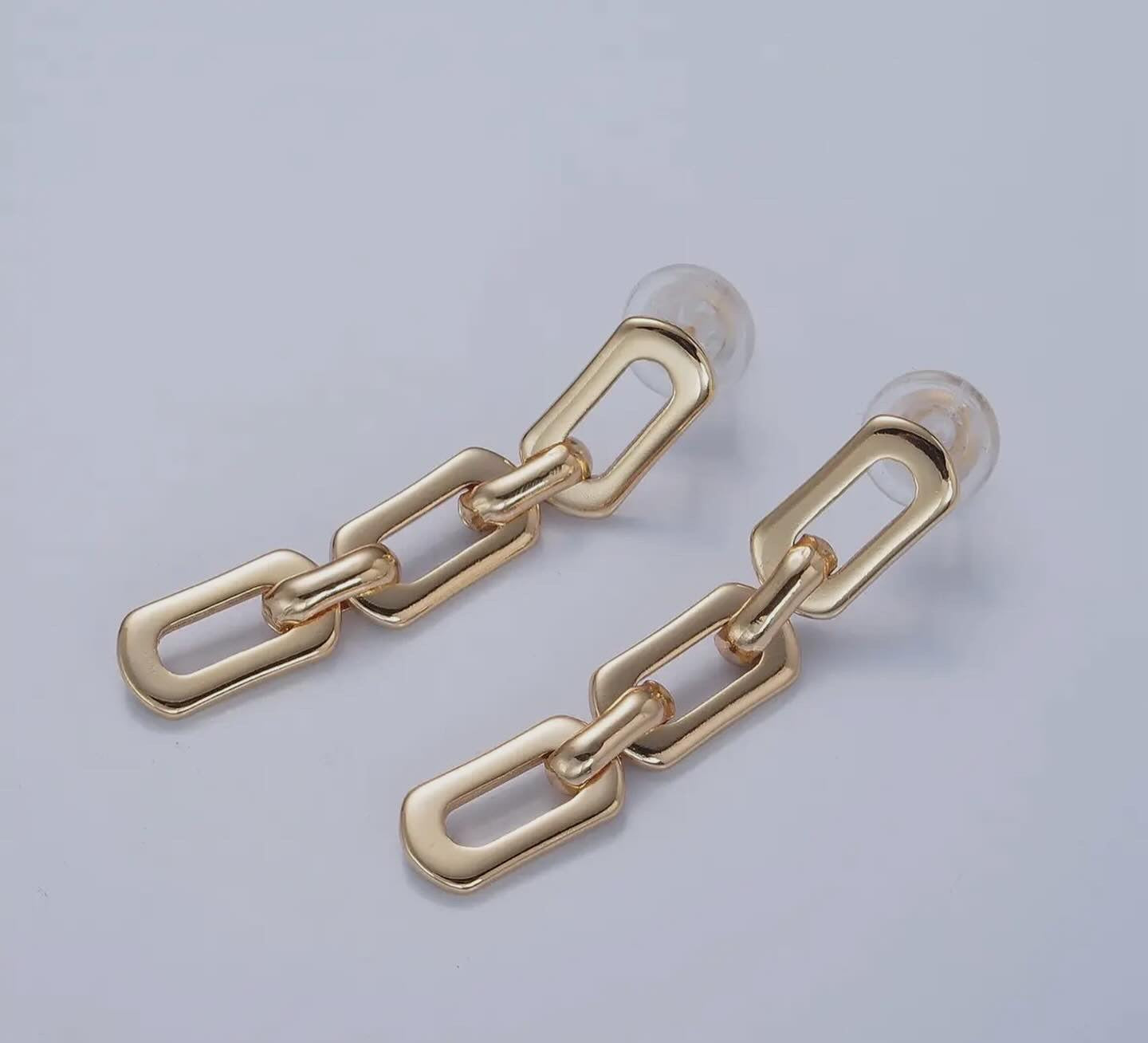 Gold Chainlink Earrings