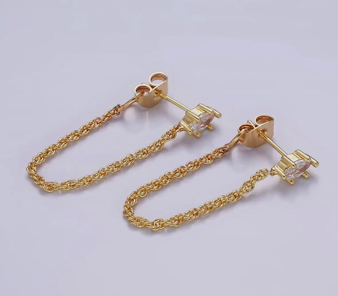 Stud dangle Earrings