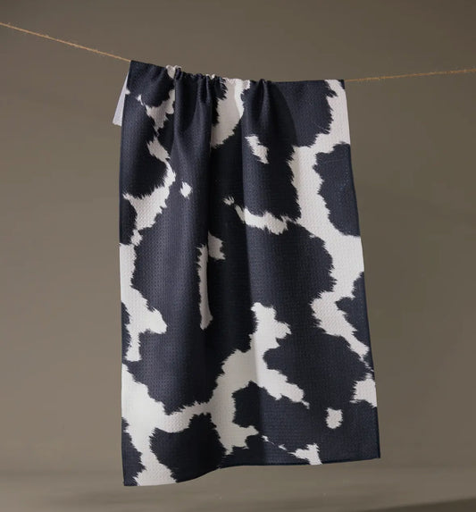 Geometry Cow print Towel