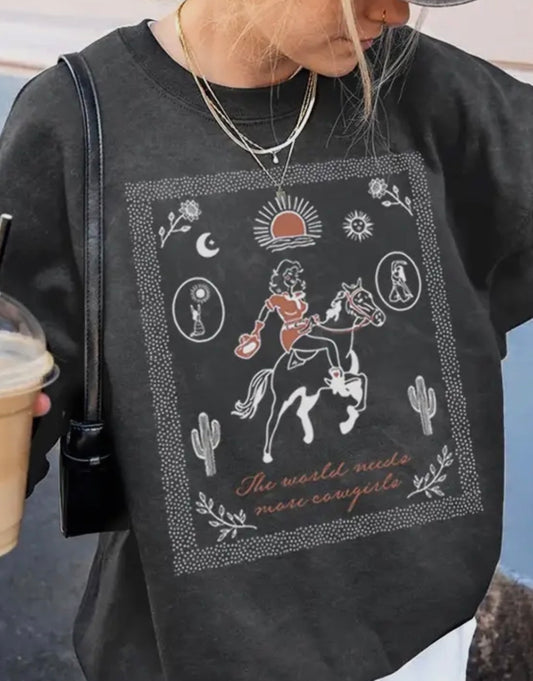 Western cowgirls sweatshirt