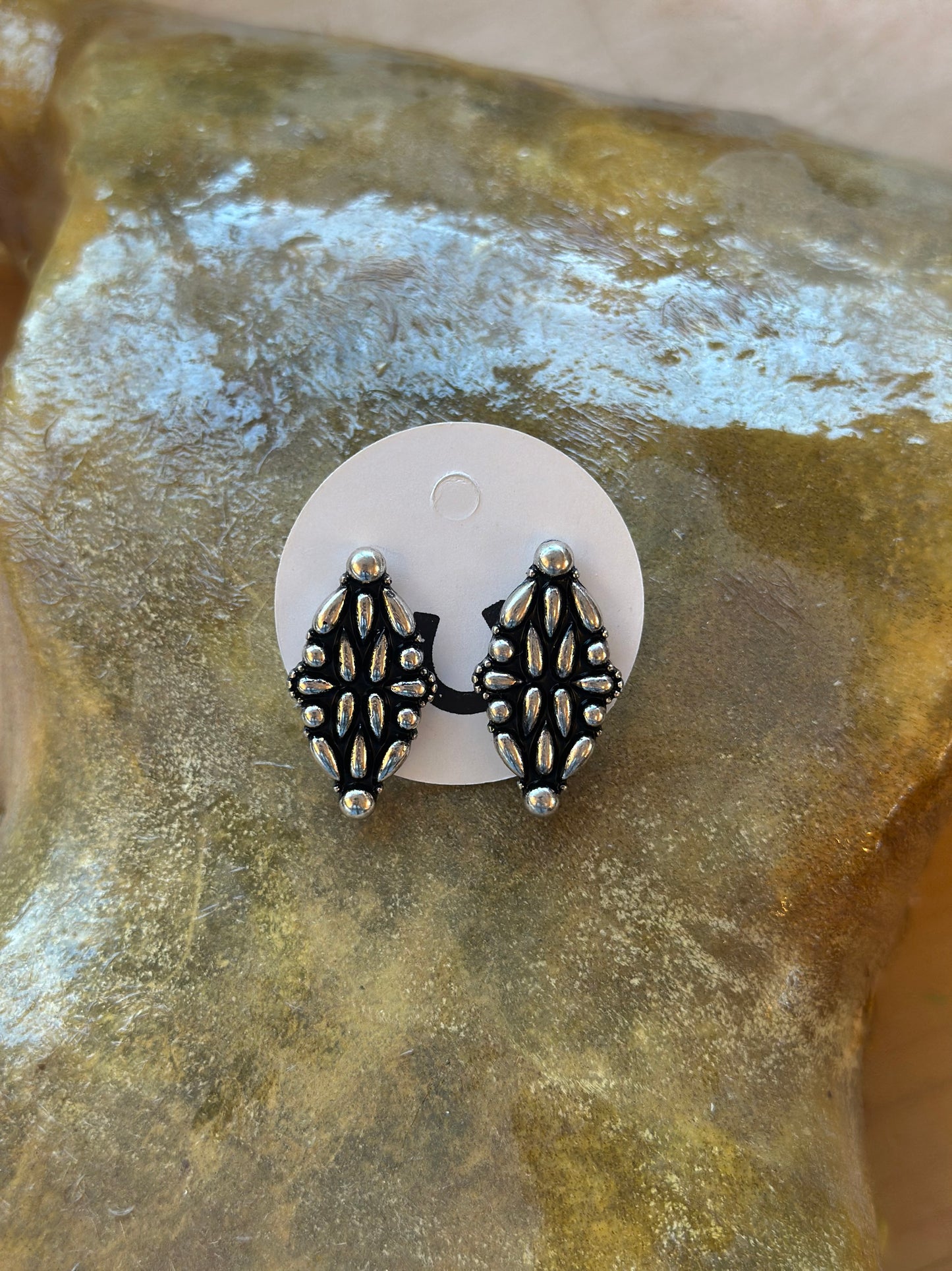 Triangle western earring