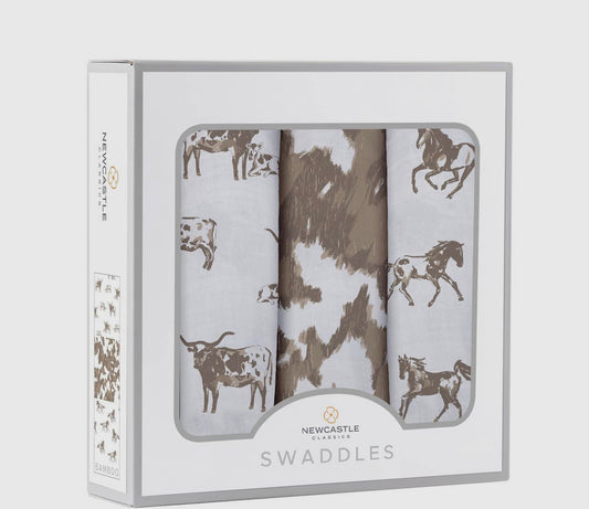Western baby Swaddle 3 pack