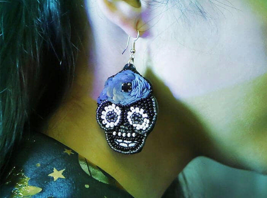 Day of the dead earrings