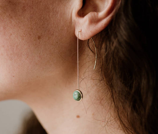 Turquoise anther earring