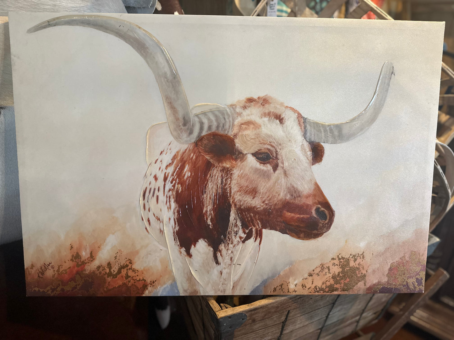 Steer Canvas picture