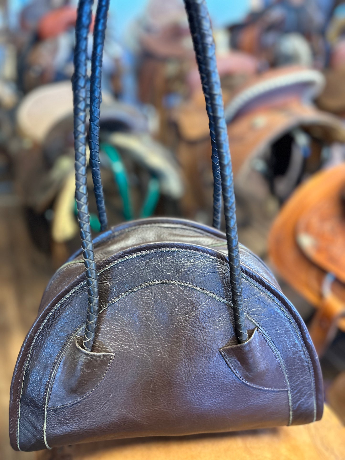 Leather Tooled cowhide Purse