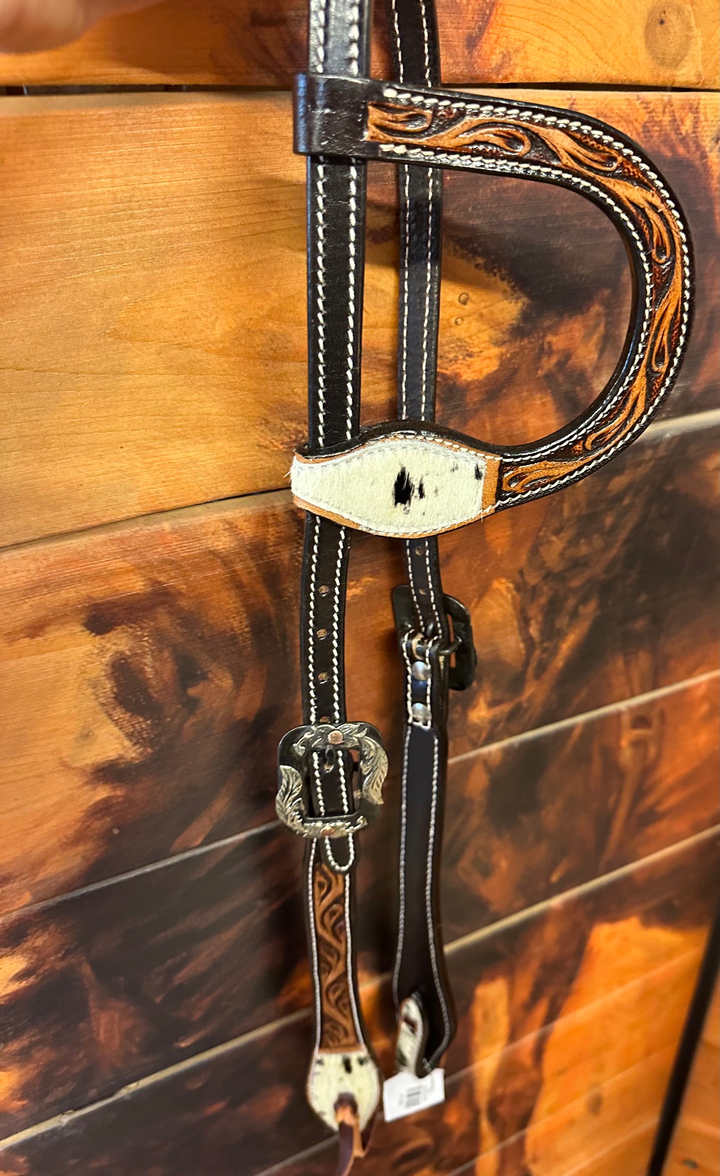 Split Ear Headstall cowhide #212802